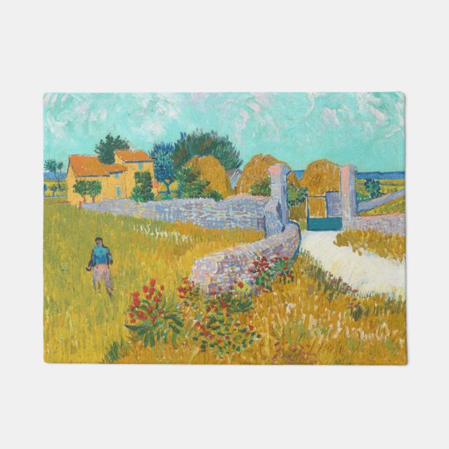 Farmhouse in Provence - Vincent van Gogh Doormat (Front)