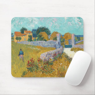 Farmhouse in Provence   Vincent Van Gogh Mouse Mat
