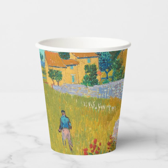 Farmhouse in Provence - Vincent van Gogh Paper Cups (Front)