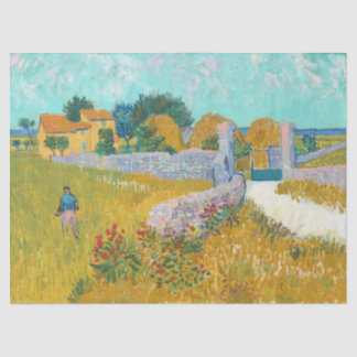 Farmhouse in Provence - Vincent van Gogh Tissue Paper