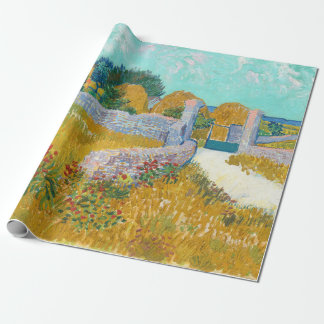 Farmhouse in Provence - Vincent van Gogh Wrapping Paper