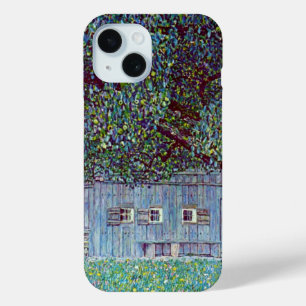 Farmhouse in Upper Austria by Gustav Klimt iPhone 15 Case