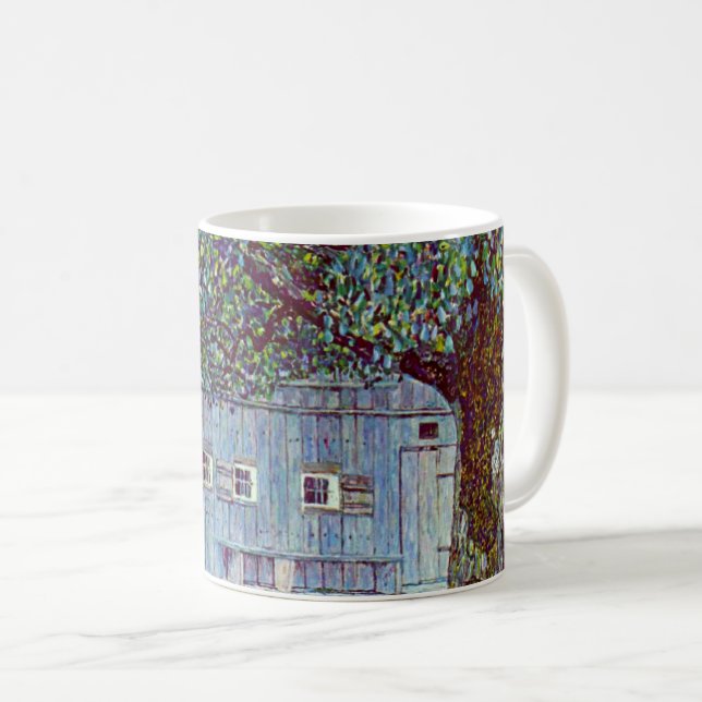 Farmhouse in Upper Austria by Gustav Klimt Coffee Mug (Front Right)