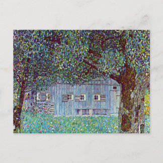 Farmhouse in Upper Austria by Gustav Klimt Postcard