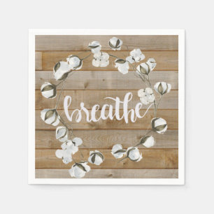 Farmhouse Inspiration - Breathe Napkin