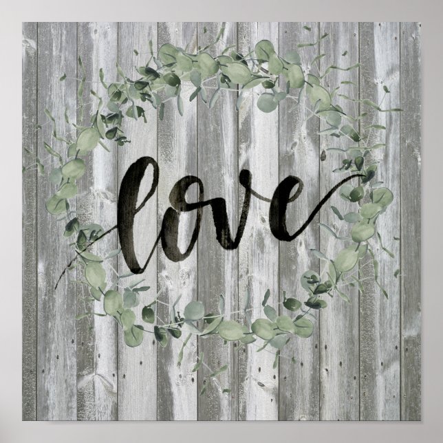 Farmhouse Inspiration - Love Poster (Front)