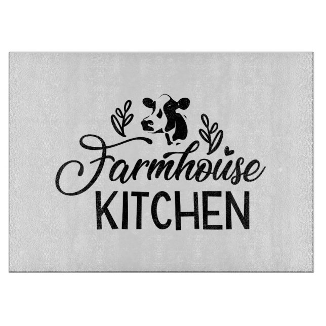 Farmhouse Kitchen Cutting Board (Front)