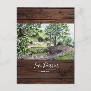 Farmhouse near Thirlmere, Lake District, England Postcard