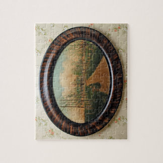 Farmhouse Painting Jigsaw Puzzle