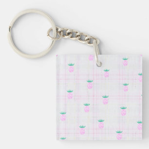 Farmhouse Pineapple Oasis Key Ring