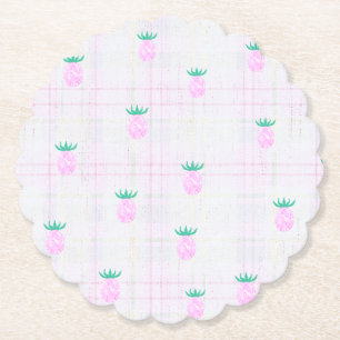 Farmhouse Pineapple Oasis Paper Coaster