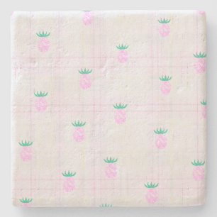 Farmhouse Pineapple Oasis Stone Coaster