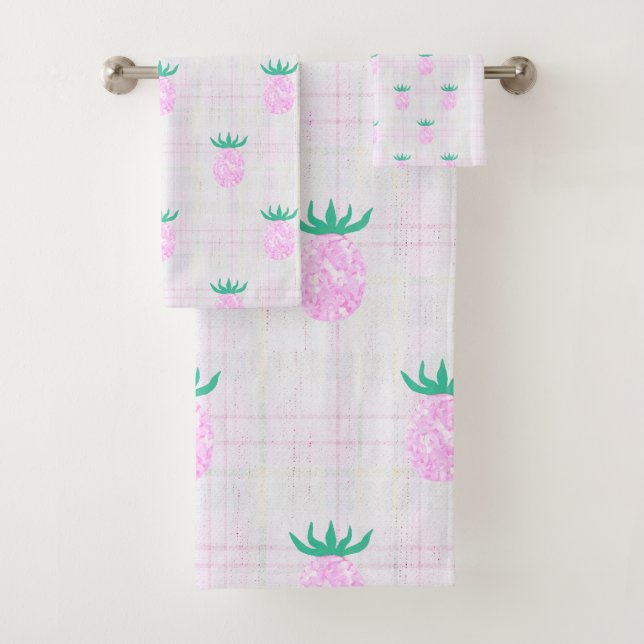 Farmhouse Pineapples Bath Towel Set (Insitu)