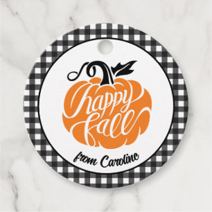 Farmhouse Pumpkin Patch Favour Tags