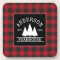 Farmhouse Red Buffalo Plaid Family Name