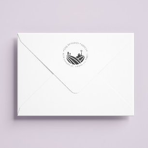 Farmhouse ⎥Return Address Stamp