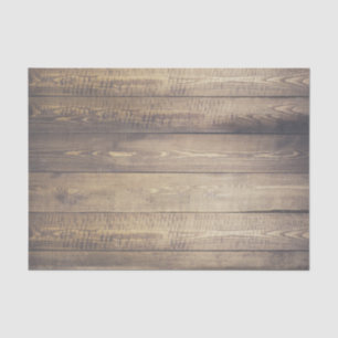 Farmhouse Rustic Country Barn Wood Planks Tissue Paper