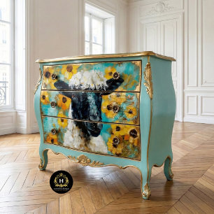 Farmhouse Sheep Furniture Decoupage Tissue Paper