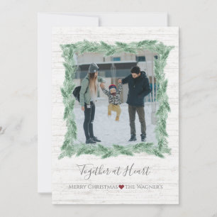 Farmhouse Spruce Together at Heart Holiday Card