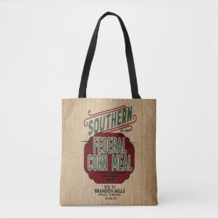 Farmhouse Style Burlap Feed Sack Flour Sack Grain Tote Bag