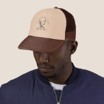 Farmhouse Style Chicken Farm Monogram Trucker Hat<br><div class="desc">Customise this farmhouse style trucker hat with your own family name and be sure to check out our store for more items from this collection where you can choose between different colours that suit your needs.</div>