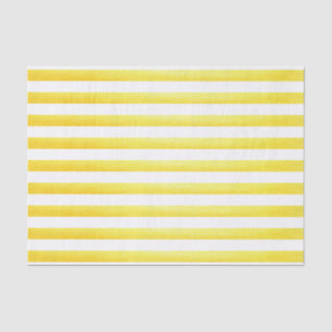 Farmhouse Style Lemon Striped Tissue Paper