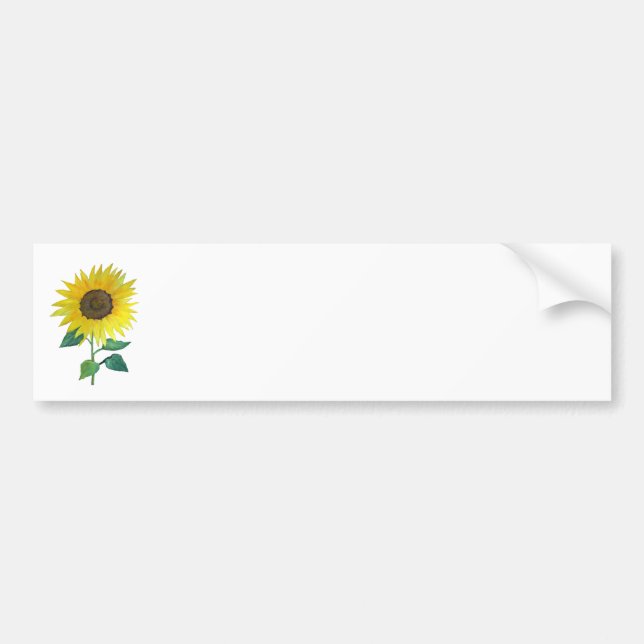 Farmhouse Sunflower Bumper Sticker (Front)