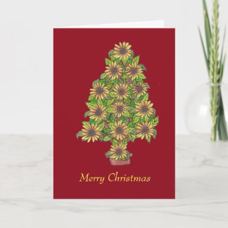 Farmhouse Sunflower Christmas Card