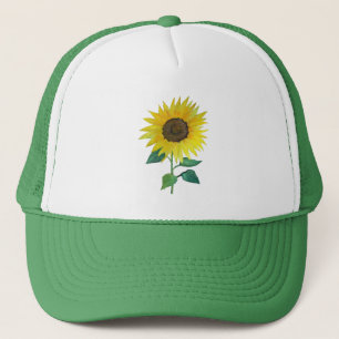 Farmhouse Sunflower Trucker Hat