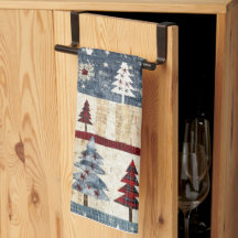 Farmhouse themed Christmas Frosy Forest