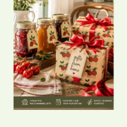Farmhouse Tomato Produce Gift Packaging Paper