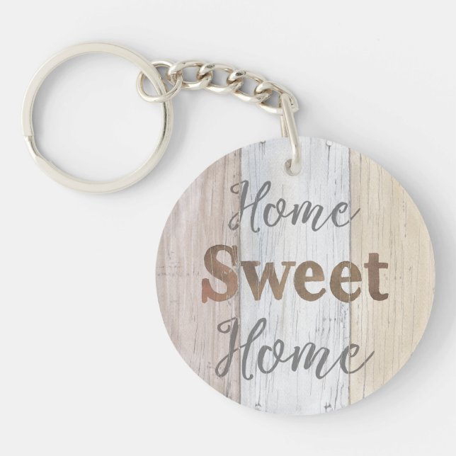 Farmhouse VI | Home Sweet Home Key Ring (Front)
