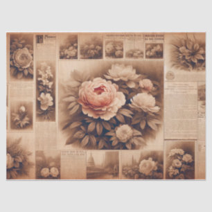 Farmhouse Vintage-Styled Decoupage Paper