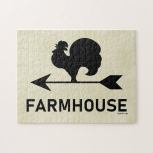 FARMHOUSE WEATHERVANE JIGSAW PUZZLE