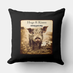 Farmhouse Whispers & Muddy Kisses Custom Cushion