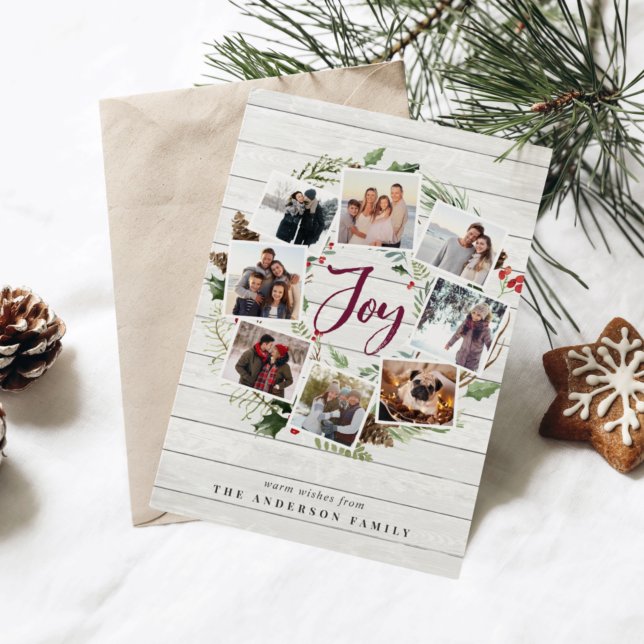 Farmhouse Wreath | Holiday Photo Card (Creator Uploaded)