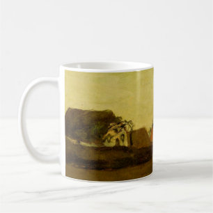 Farmhouses in Loosduinen Hague by Vincent van Gogh Coffee Mug