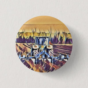 FARMING 3 CM ROUND BADGE