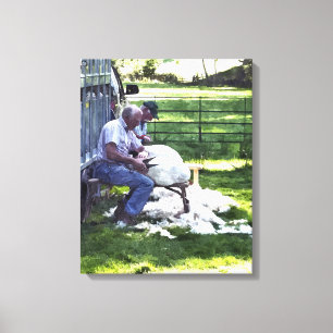 FARMING CANVAS PRINT