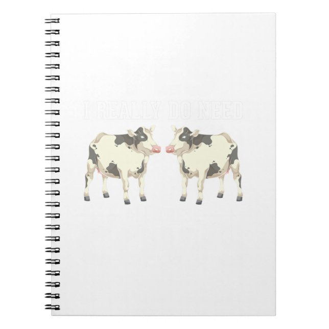Farming Cow Lover Farm Animal Lover. Perfect desig Notebook (Front)