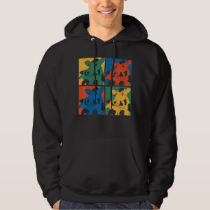 Farming Farm Animal Cow Farmer Pop Cow 1 Hoodie