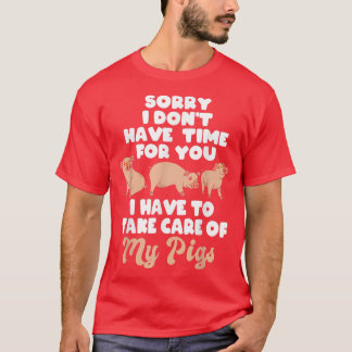 Farming Farm Pig Farmer T-Shirt