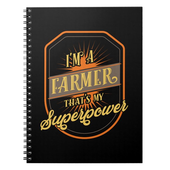 Farming Farmer Notebook (Front)