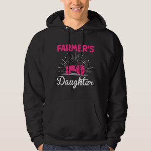Farming Farmers Daughter Chicken Hoodie