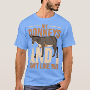 Farming Funny Farmer Farm Animal Donkey T-Shirt
