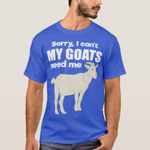 Farming Funny Goat Lover Farmer Farm Animal Goat T-Shirt
