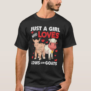 Farming Goat Farm Animal Farmer Girls Women Cute T-Shirt