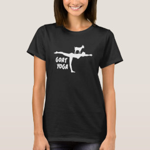 Farming Goat Yoga Meditation Healing Energy Spirit T-Shirt