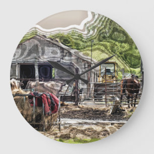 FARMING LARGE CLOCK