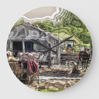 FARMING LARGE CLOCK